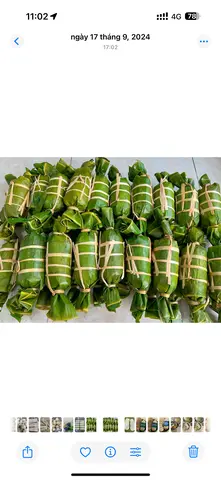 Hình ảnh Chả bò gói lá chuối 1 đòn - 500gr