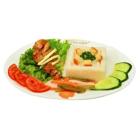 Hình ảnh Cơm Đùi Gà Chiên Nước Mắm