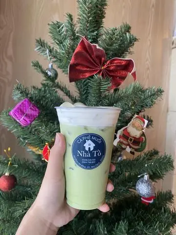 Hình ảnh Trà sữa thái xanh kem muối 