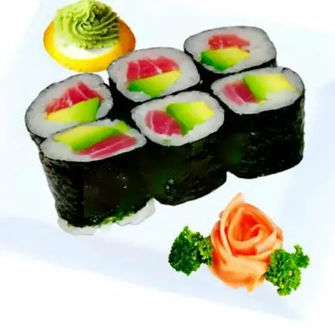 Hình ảnh Sushi Cá Ngừ & Bơ  M4 - Tuna Avocado Maki