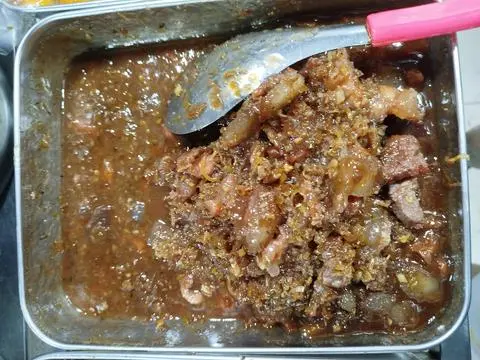 Hình ảnh cơm mắm ruốc xào 