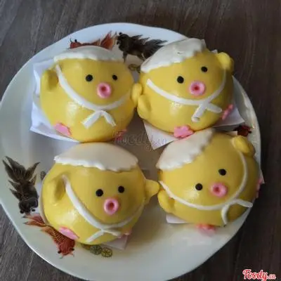 Hình ảnh Bánh bao Gà Con Phô Mai
