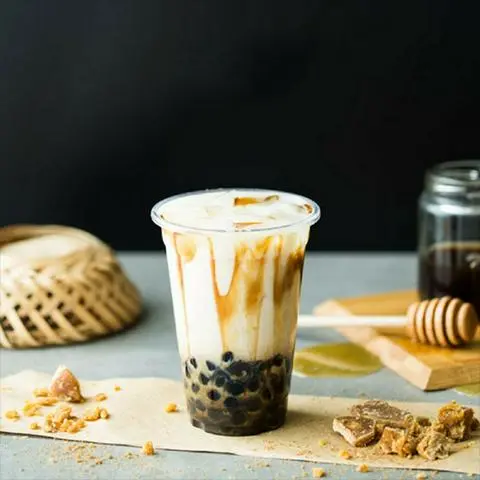 Hình ảnh Sữa tươi trân châu đường đen