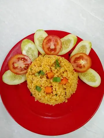 Hình ảnh cơm chiên rau củ 