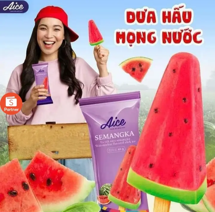 Hình ảnh Kem dưa hấu ( 1 cây )