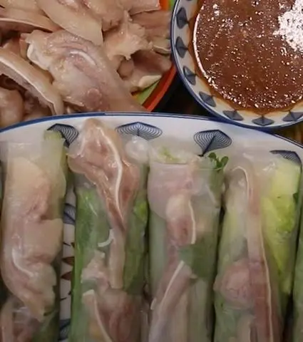 Hình ảnh  5 cuốn lỗ tai (chấm mắm nêm)