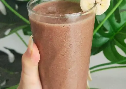 Hình ảnh Sinh tố chuối socola
