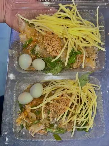 Hình ảnh Bánh tráng tỏi mỡ hành