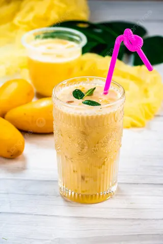 Hình ảnh trà sữa xoài trân châu trắng 750ml