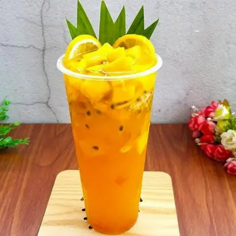 Hình ảnh Trà Xoài Chanh Dây ly 1l
