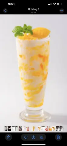 Hình ảnh latte xoài 