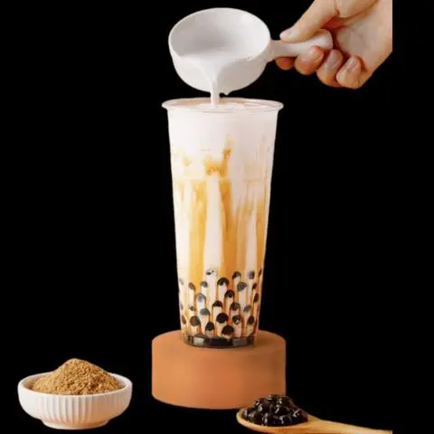Hình ảnh Sữa tươi trân châu đường đen