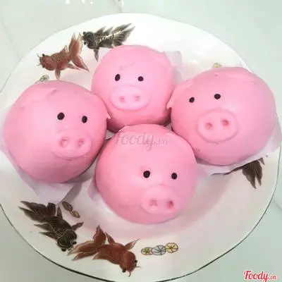 Hình ảnh Bánh bao Heo Hồng Nhân Phô Mai