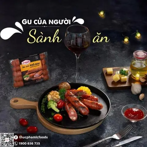 Hình ảnh Combo 5 xúc xích phô mai béo ngậy thơm ngon