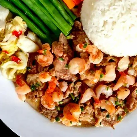 Hình ảnh Cơm thịt rang tôm