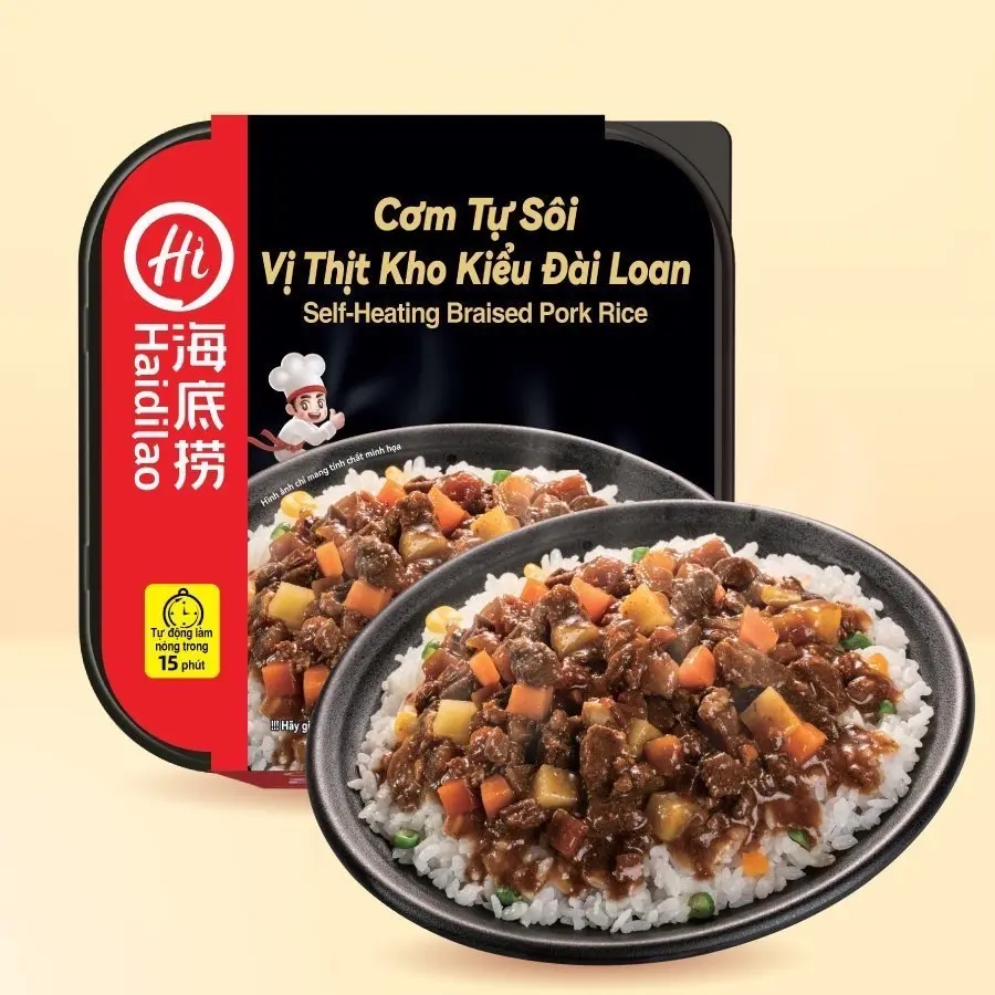 Hình ảnh Cơm Tự Sôi Thịt Kho Kiểu Đài Loan( tự nấu)