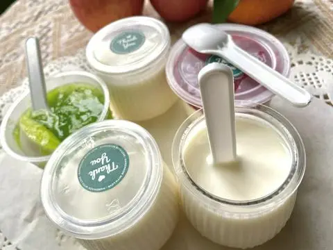 Hình ảnh Set 5 hũ (3 sữa chua phô mai - 2 panna cotta)