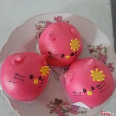Hình ảnh Bánh Bao Mèo Kitty Nhân đậu  xanh