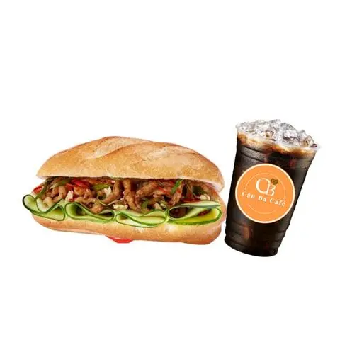 Hình ảnh Bánh mì Chả cá Đặc biệt (Nhiều chả cá) + Café Đá