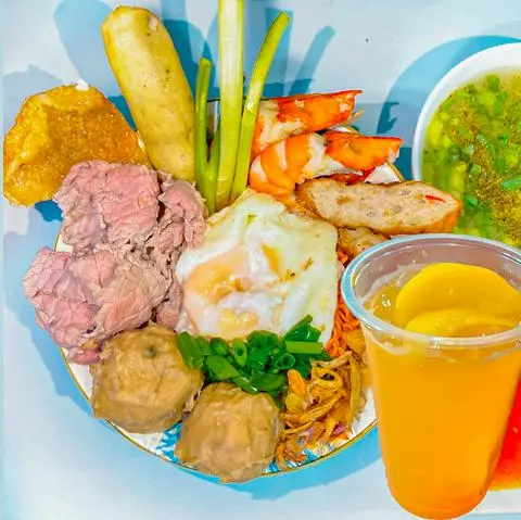 Hình ảnh COMBO 1 MÌ HẺM ĐẶC BIỆT + 1 TRÀ ĐÀO SIÊU TO
