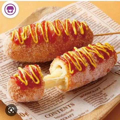 Hình ảnh hotdog phô mai 