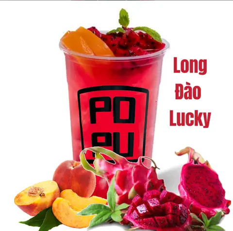 Hình ảnh Trà Long Đào Lucky