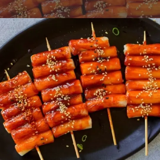 Hình ảnh Bánh gạo sốt cay