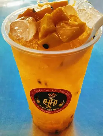Hình ảnh Trà xoài chanh dây tươi