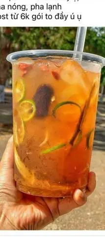 Hình ảnh Trà lipton ngủ vị Trái Cây mix ly khổng lồ 
