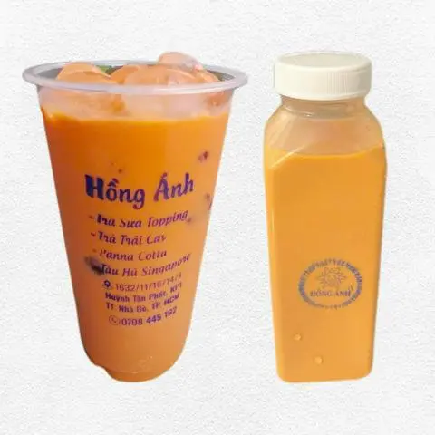 Hình ảnh Trà sữa Thái đỏ trân châu dẻo 