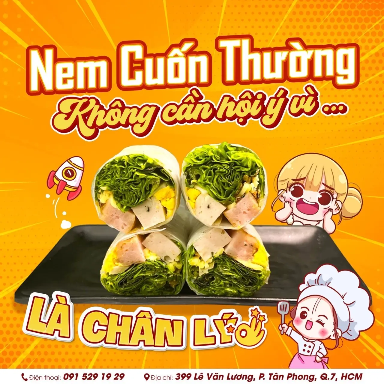 Hình ảnh Hai Nem Cuốn Thường