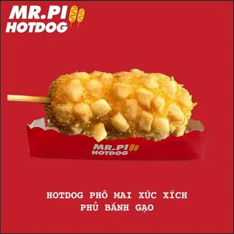 Hình ảnh HOTDOG PHÔ MAI XÚC XÍCH PHỦ TOKBOKKI