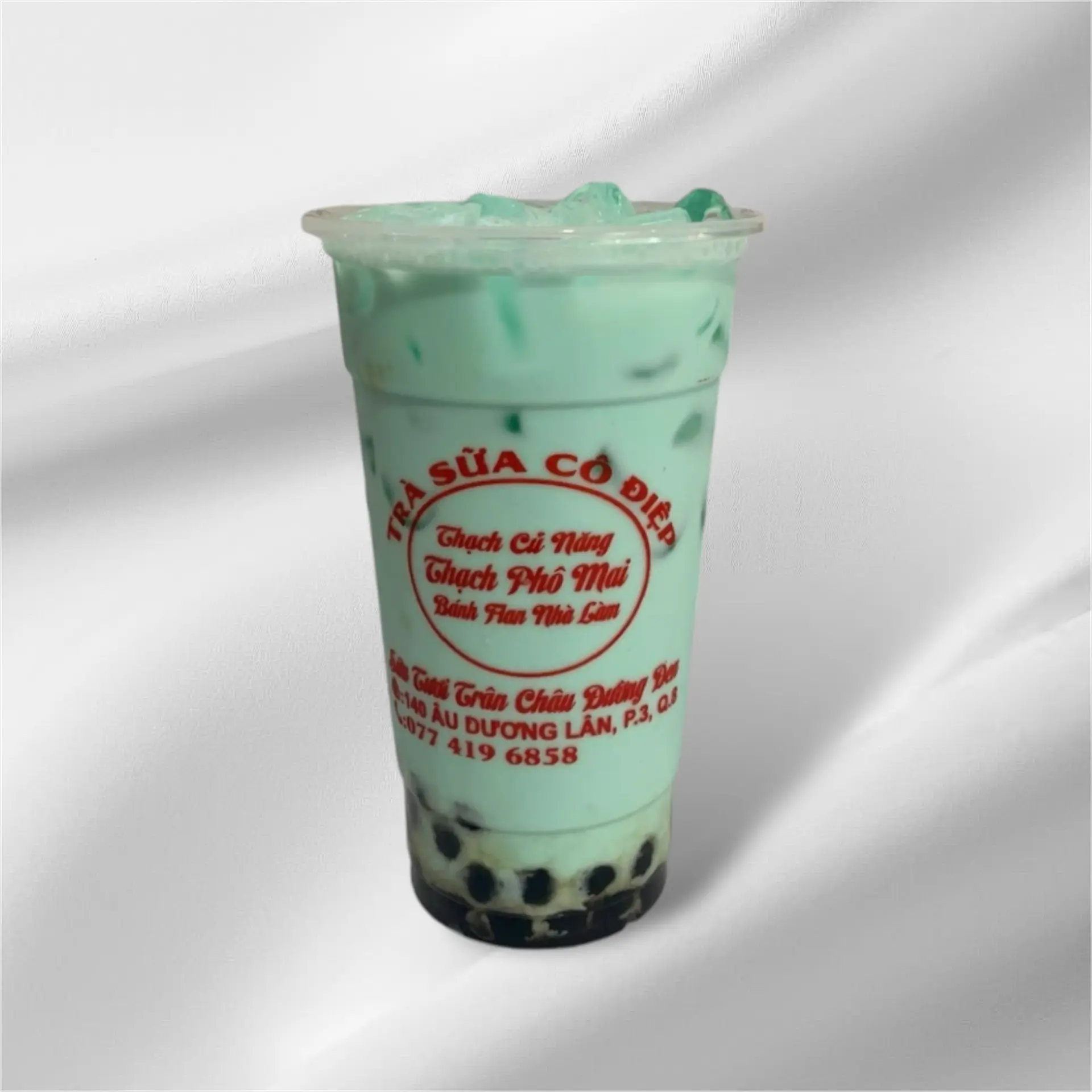 Hình ảnh Trà sữa bạc hà trân châu
