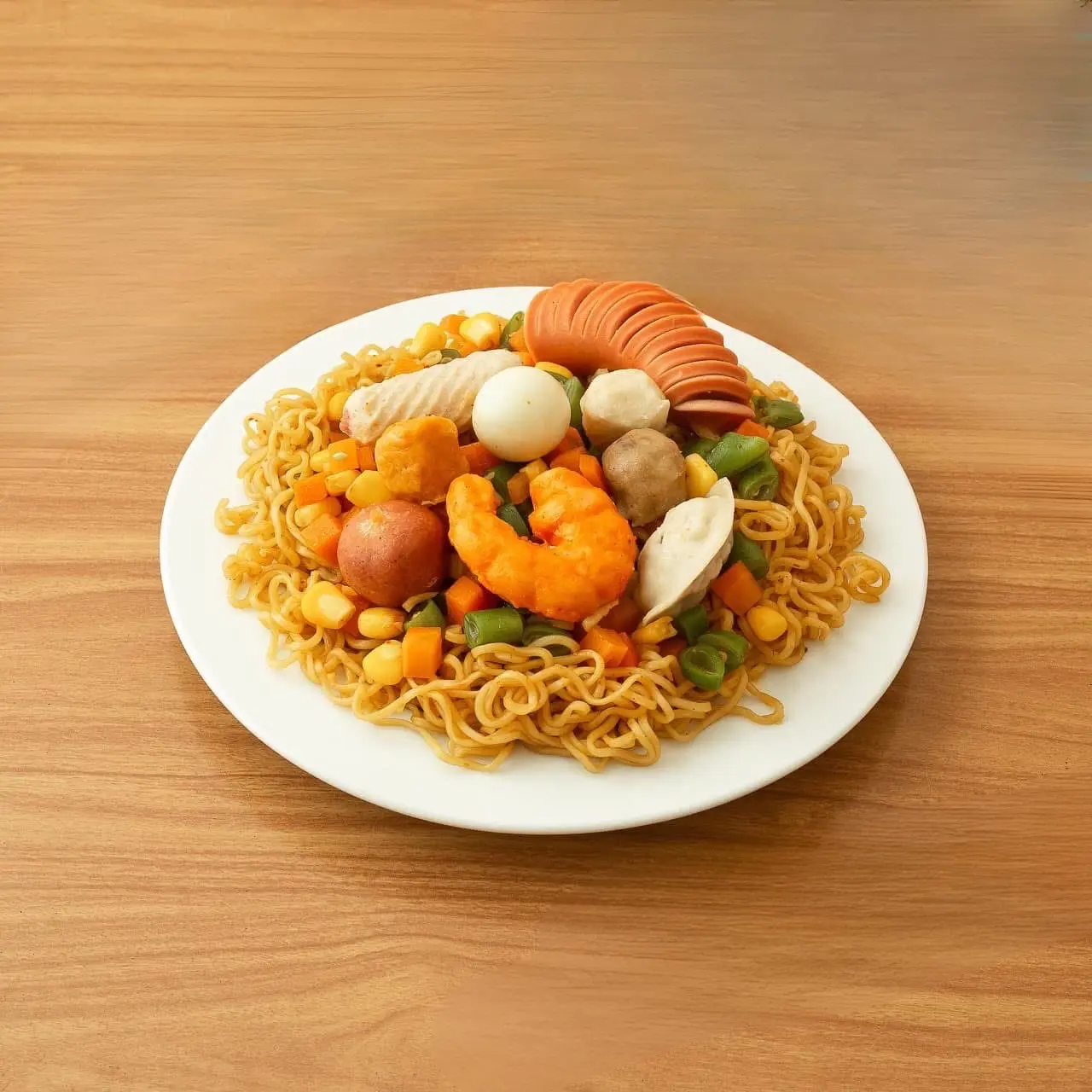 Hình ảnh Mì trộn indomie Thập cẩm