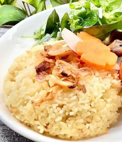 Hình ảnh Cơm gà nấu mắm gừng