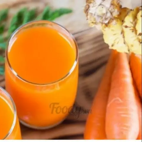 Hình ảnh Nước ép thơm cà rốt cần tây