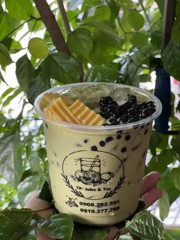 Hình ảnh Trà sữa thái xanh