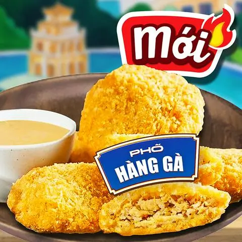 Hình ảnh Bánh gà Nhỏ | sốt Nắng mai ươm vàng