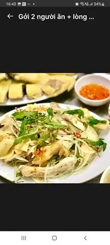 Hình ảnh 1×cháo gà xé,1×gỏi 1 người ăn