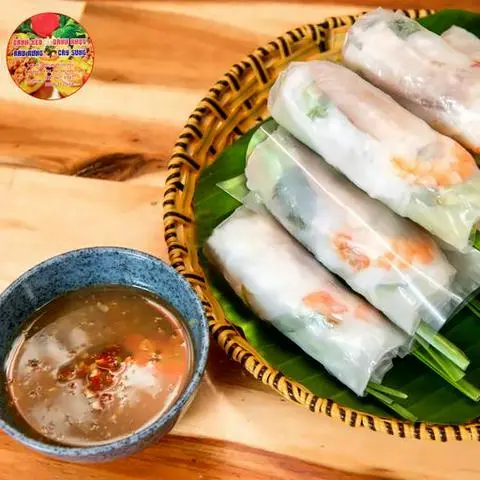 Hình ảnh combo 5 cuốn gỏi tôm thịt