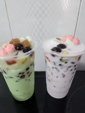 Hình ảnh Trà sữa matcha full topping