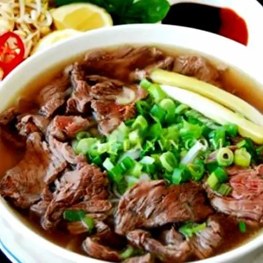 Hình ảnh Bún bò tái