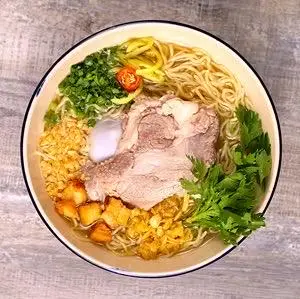 Hình ảnh Mì gói xí quách nước