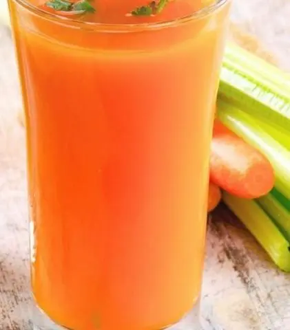 Hình ảnh Nước ép cần tây mix cà rốt