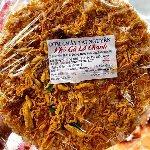 Hình ảnh Cơm cháy khô gà tròn