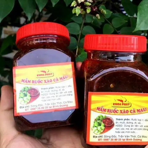 Hình ảnh Mắm ruốc xào cà mau - hộp 200g