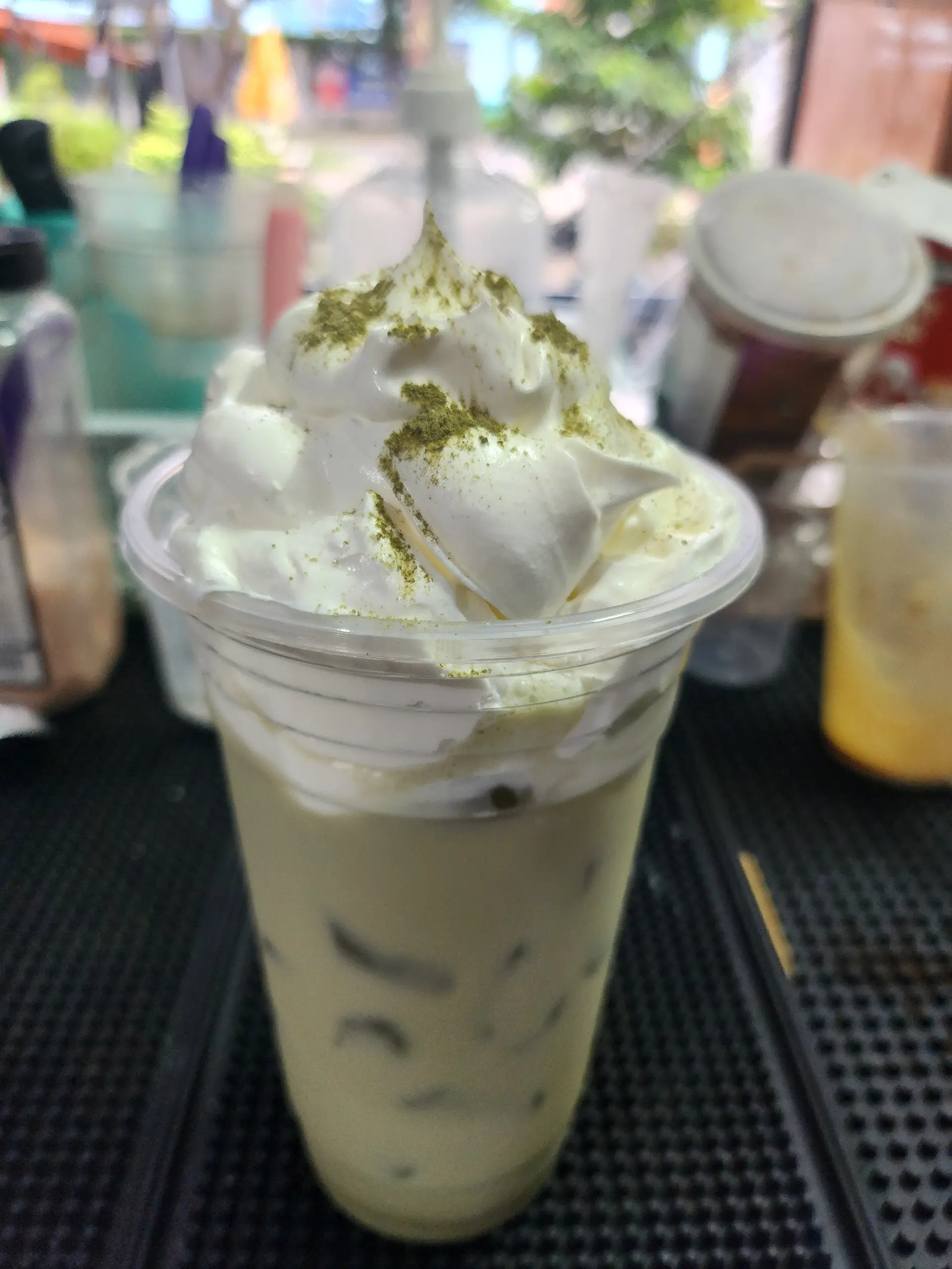 Hình ảnh Matcha latte kem rich