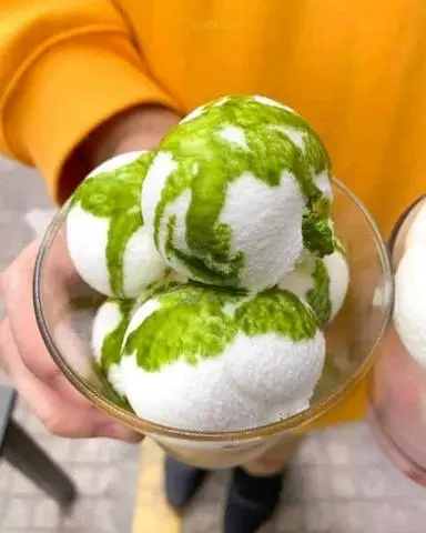 Hình ảnh Sữa chua dẻo - matcha