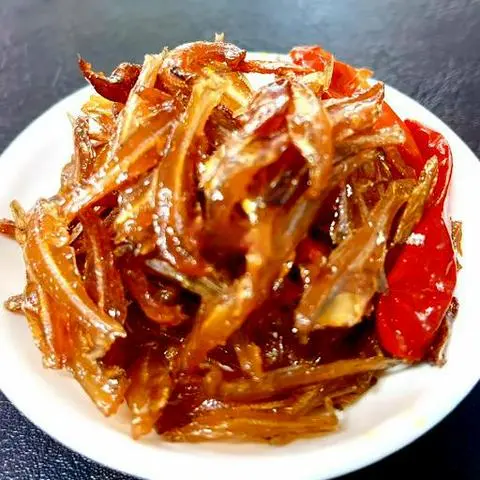 Hình ảnh Cá cơm khô rim