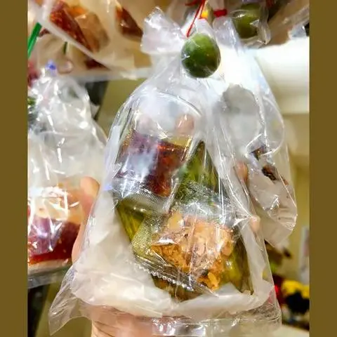 Hình ảnh Bánh tráng lá chuối nhỏ